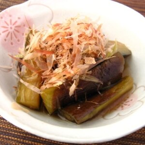 茗荷と茄子の醤油浸し